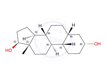 Chemical structure of 5β-Estran-3α,17β-diol