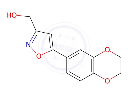 Chemical structure of [5-(2,3-Dihydro-1,4-benzodioxin-6-yl)isoxazol-3-yl]methanol