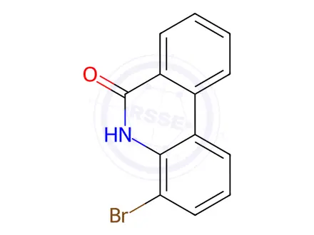 Chemical structure of 4-Bromophenanthridin-6(5H)-one