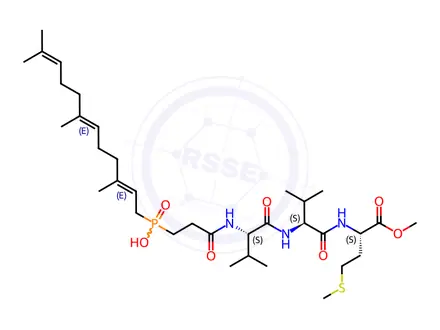 Chemical structure of BMS 186511