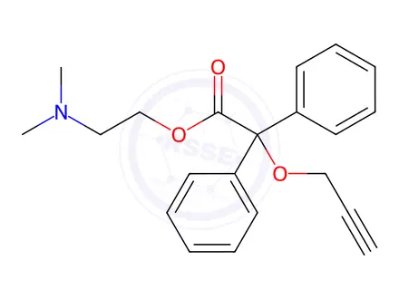 Chemical structure of Pargeverine