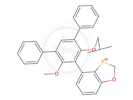 Chemical structure of (S)-3-(tert-butyl)-4-(4',6'-dimethoxy-[1,1':3',1''-terphenyl]-5'-yl)-2,3-dihydrobenzo[d][1,3]oxaphosphole