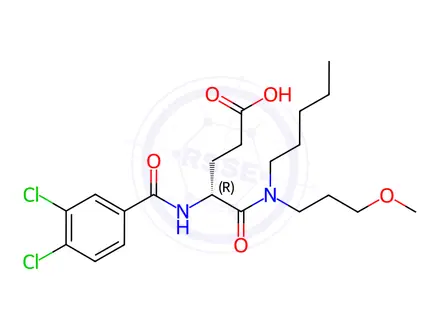 Chemical structure of Loxiglumide Impurity 1