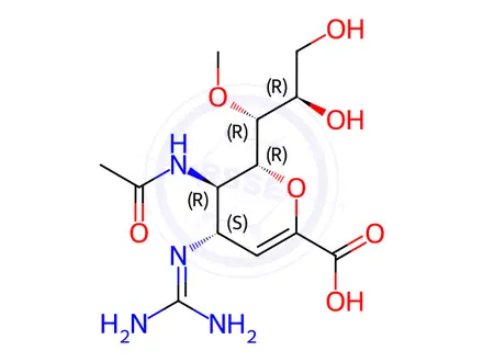 Chemical structure of Laninamivir
