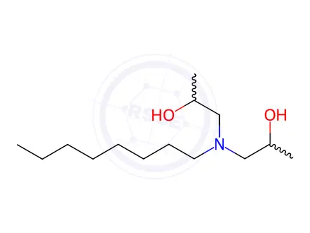 Chemical structure of 1,1`-(octylazanediyl)bis(propan-2-ol)