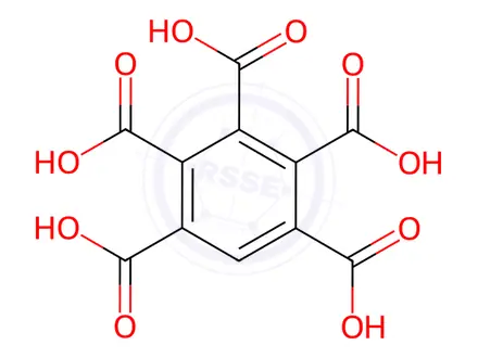 Chemical structure of Benzenepentacarboxylic Acid
