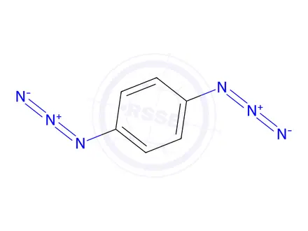 Chemical structure of p-Diazidobenzene [Forbidden]