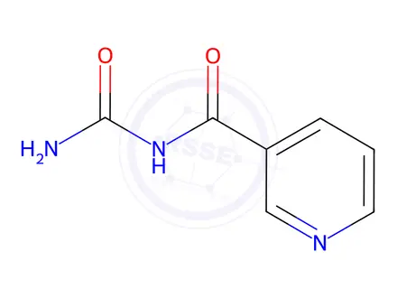 Chemical structure of N-carbamoylnicotinamide