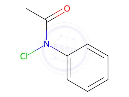 Chemical structure of N-Chloroacetanilide