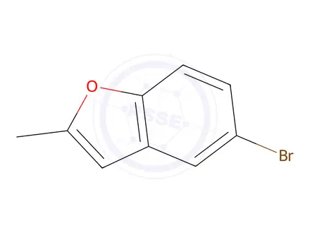 Chemical structure of 5-bromo-2-methyl-1-benzofuran