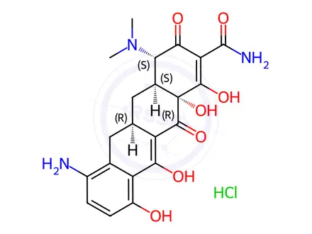 Chemical structure of Minocycline EP Impurity D HCl