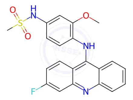 Chemical structure of Amsacrine Hydrochloride Impurity 66