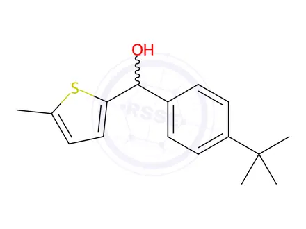 Chemical structure of (4-(Tert-butyl)-5-methylthiophen-2-yl)(phenyl)methanol