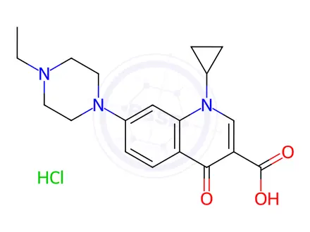 Chemical structure of Enrofloxacin EP Impurity C