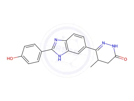 Chemical structure of Pimobendan Impurity 10 (O-Desmethyl Pimobendan)