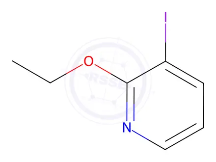 Chemical structure of 2-Ethoxy-3-iodo-pyridine