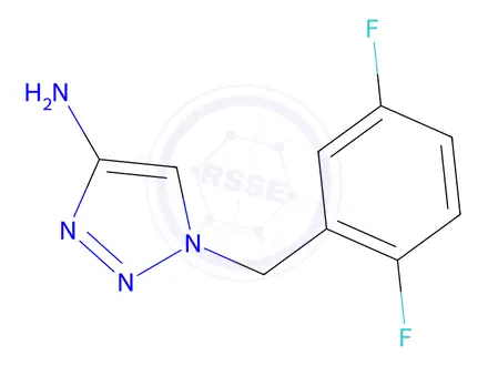 Chemical structure of 1-(2,5-Difluorobenzyl)-1h-1,2,3-triazol-4-amine