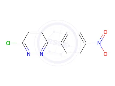 Chemical structure of 3-chloro-6-(4-nitrophenyl)pyridazine