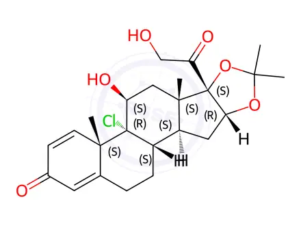 Chemical structure of Triamcinolone Acetonide EP Impurity D