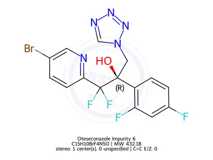 Chemical structure of Oteseconazole Impurity 16