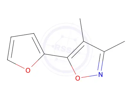 Chemical structure of 5-(Furan-2-yl)-3,4-dimethylisoxazole