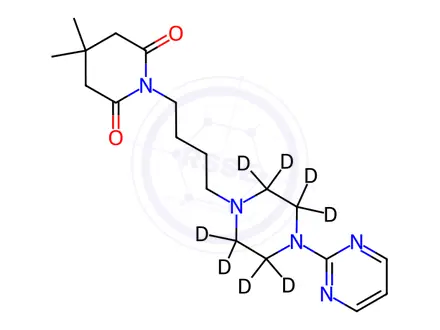 Chemical structure of Gepirone D8