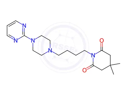 Chemical structure of Gepirone