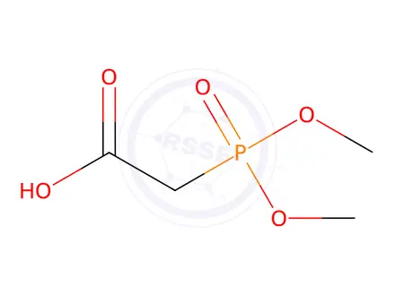 Chemical structure of 2-(Dimethoxyphosphoryl)acetic acid