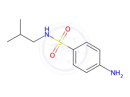 Chemical structure of 4-Amino-N-isobutylbenzenesulfonamide