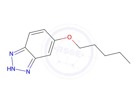 Chemical structure of 5-(PENTYLOXY)-1H-BENZOTRIAZOLE