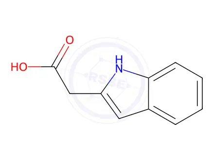 Chemical structure of Indole-2-acetic acid