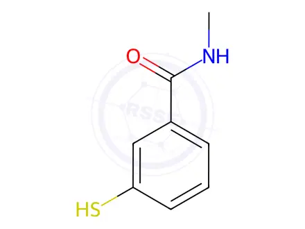 Chemical structure of 3-Mercapto-N-methylbenzamide
