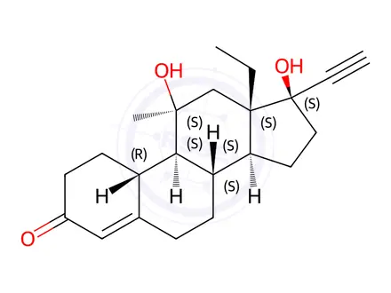 Chemical structure of Etonogestrel Impurit