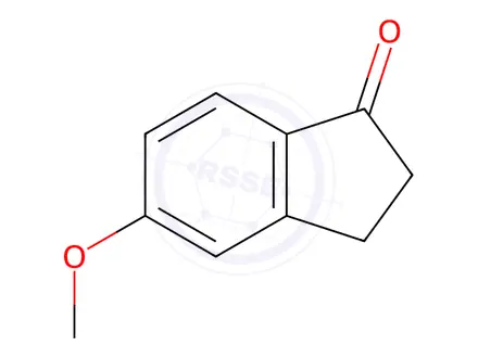 Chemical structure of 1H-Inden-1-one, 2,3-dihydro-5-methoxy-