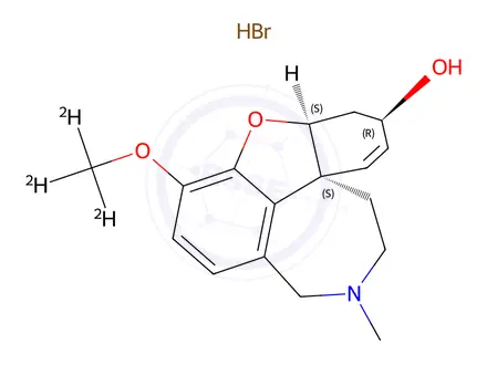 Chemical structure of Galanthamine-d6