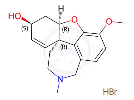 Chemical structure of Galantamine EP Impurity F HBr