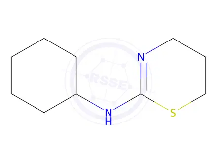 Chemical structure of N-cyclohexyl-5,6-dihydro-4H-1,3-thiazin-2-amine