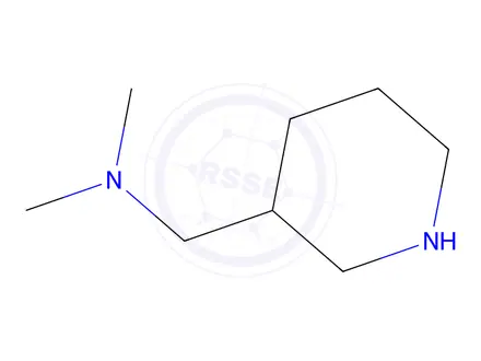 Chemical structure of N,N-Dimethyl-1-(piperidin-3-yl)methanamine
