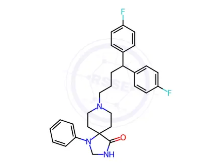 Chemical structure of Fluspirilene