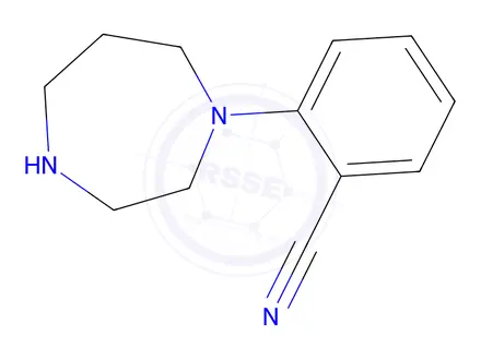 Chemical structure of 2-(1,4-Diazepan-1-yl)benzonitrile