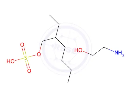 Chemical structure of (1-Amino-2-hydroxyethyl)(2-ethylhexyl)sulfamic acid