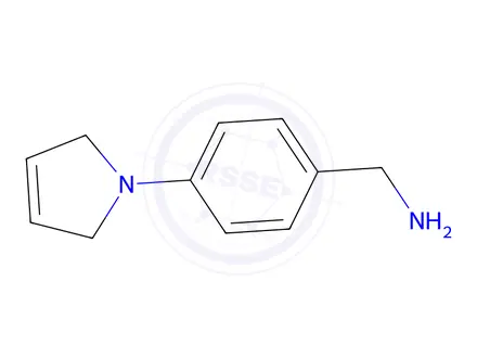 Chemical structure of [4-(2,5-dihydro-1H-pyrrol-1-yl)phenyl]methanamine