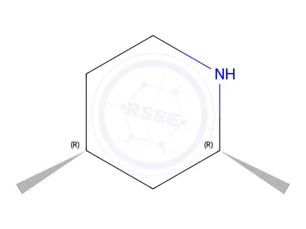 Chemical structure of (2R,4R)-2,4-Dimethylpiperidine