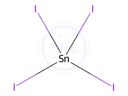 Chemical structure of Tin(IV) Iodide