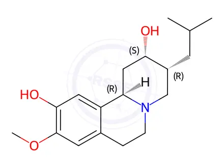 Chemical structure of 10-Desmethyl-beta-dihydrotetrabenazine