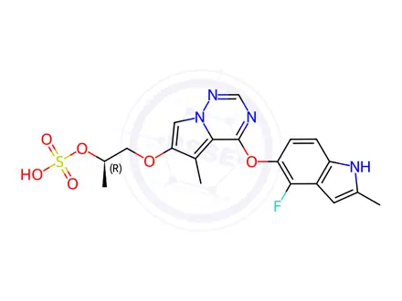 Chemical structure of Brivanib Impurity 18