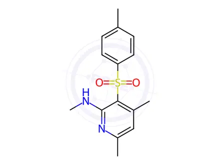 Chemical structure of N,4,6-trimethyl-3-tosylpyridin-2-amine