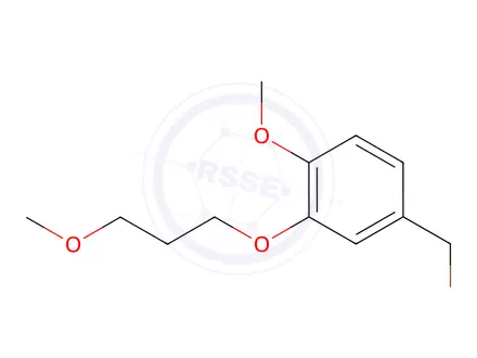Chemical structure of 4-(Bromomethyl)-1-methoxy-2-(3-methoxypropoxy)benzene