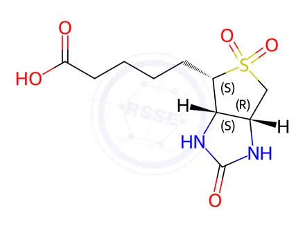 Chemical structure of Biotin sulfone