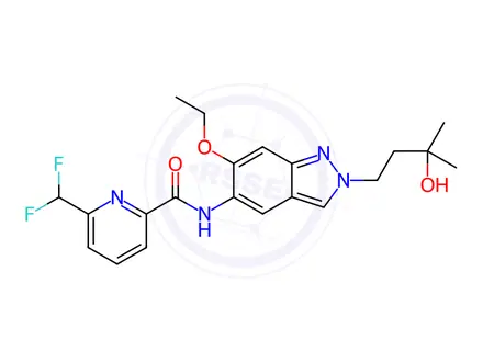 Chemical structure of Zabedosertib Impurity 86